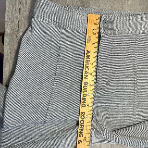 Anthropologie Maeve Wide Leg Pants front Seam and Front Slit Trousers 2 - Picture 12 of 14